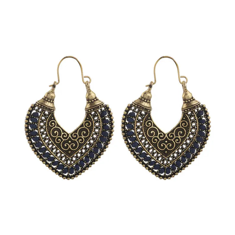 Boho Heart Earrings