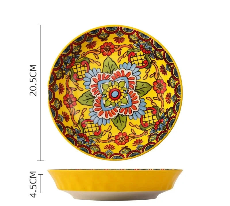 Boho Ceramic Tableware Set