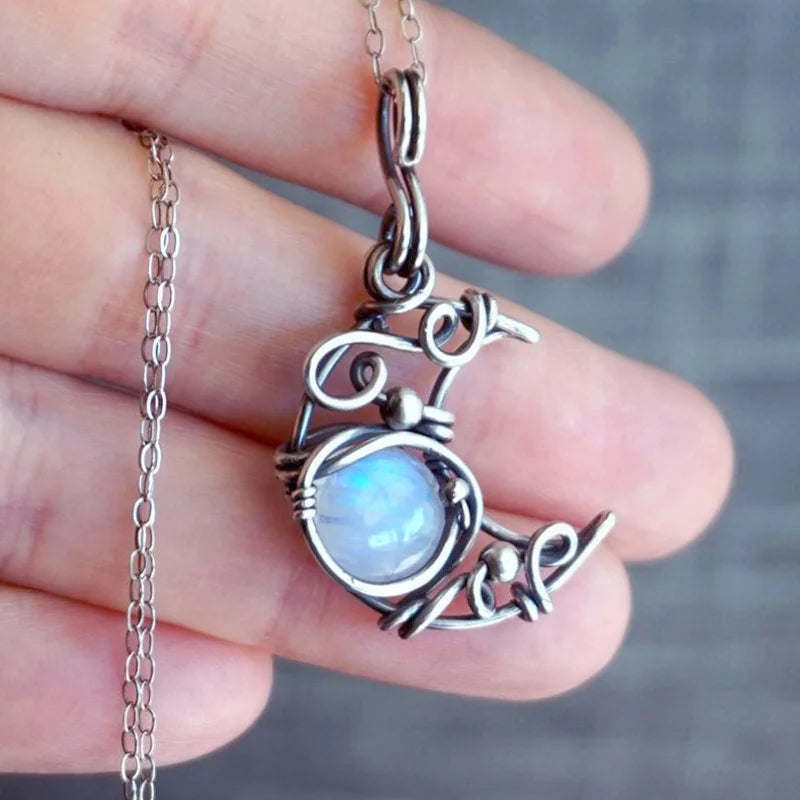 Boho Moonstone Necklace