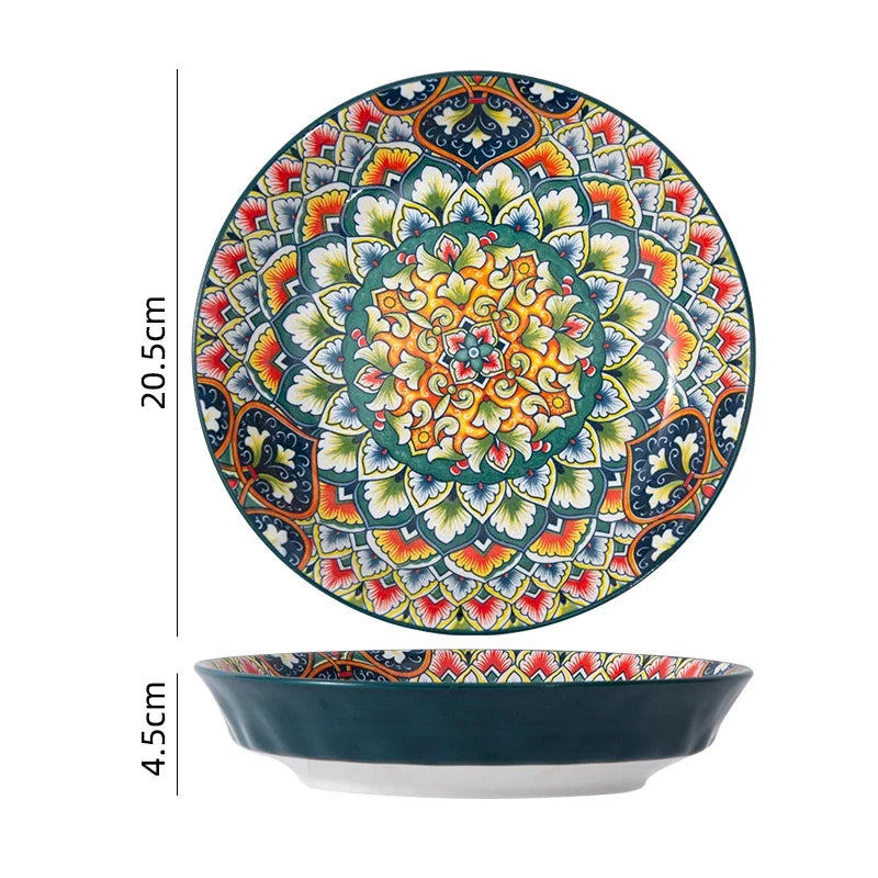 Boho Ceramic Tableware Set