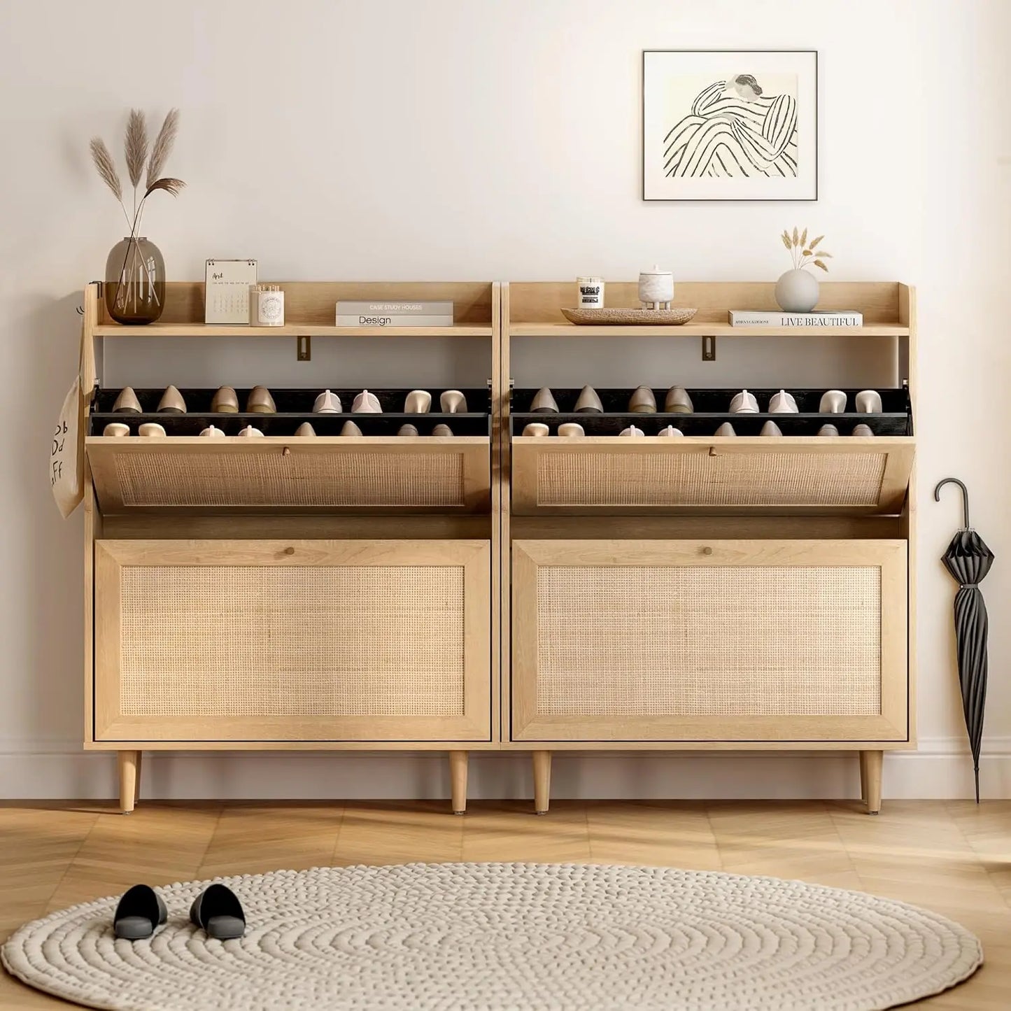 Farm house Shoe Cabinet