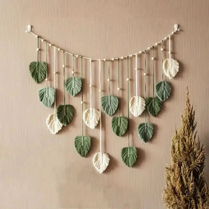 Macrame Leave Tapestry