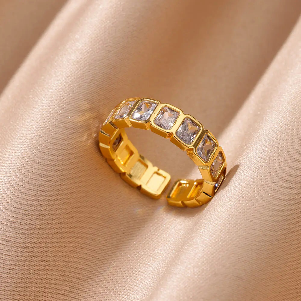 Cubic Zircon Ring