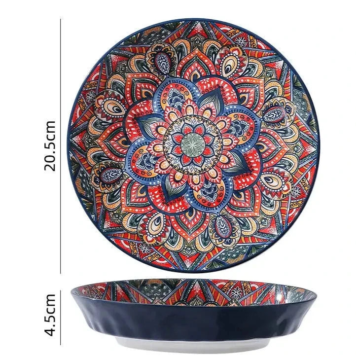 Boho  Ceramic Tableware Set