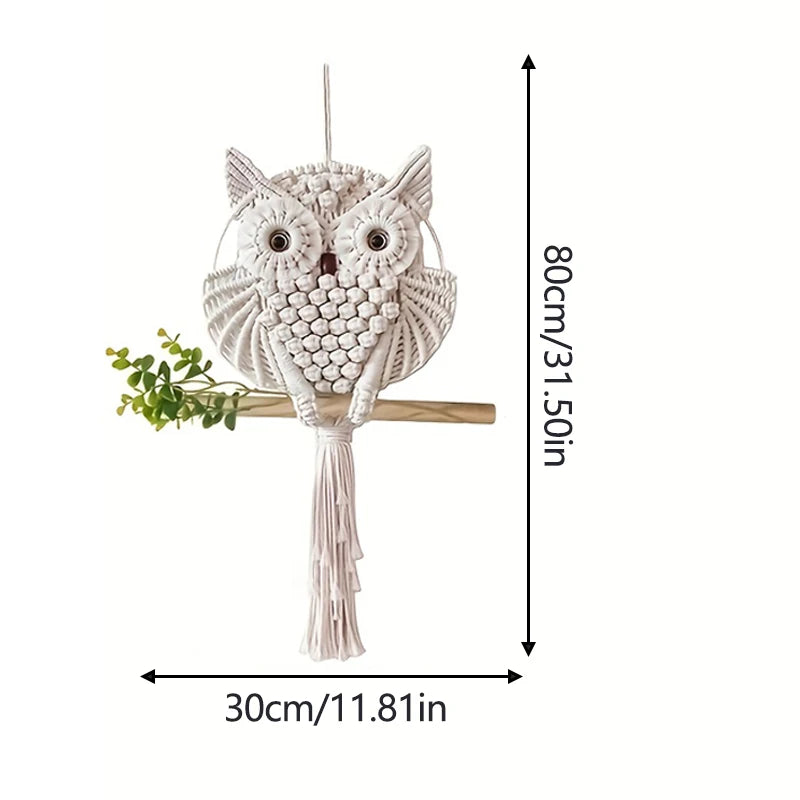 Owl Macrame Tapestry