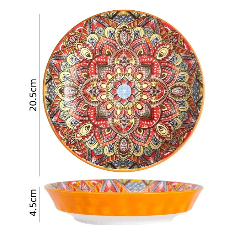 Boho  Ceramic Tableware Set