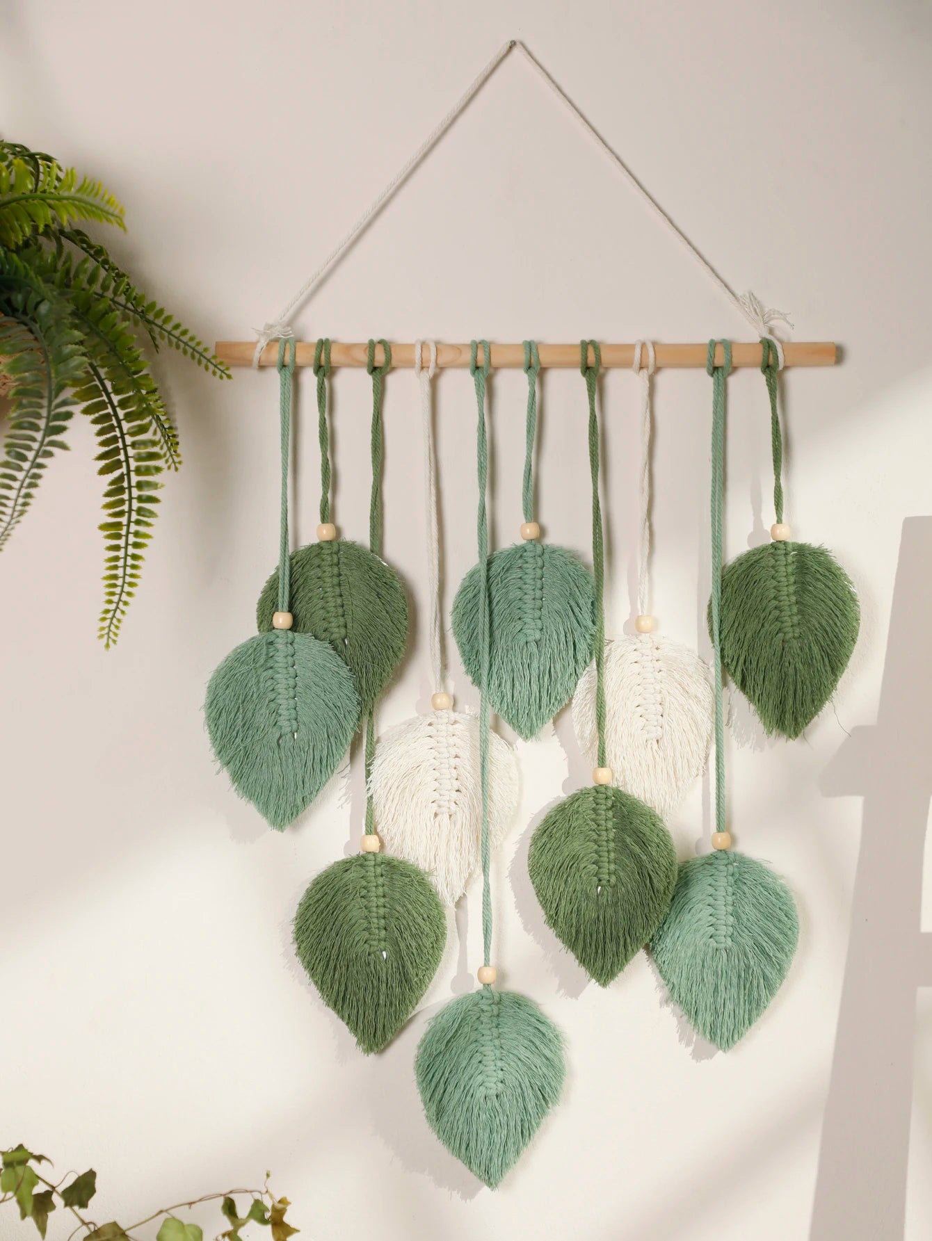 Leaf Macrame Tapestry