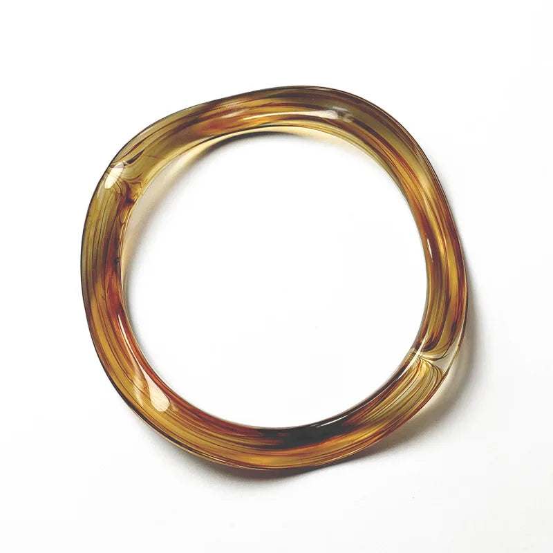 Wide Resin Bracelet