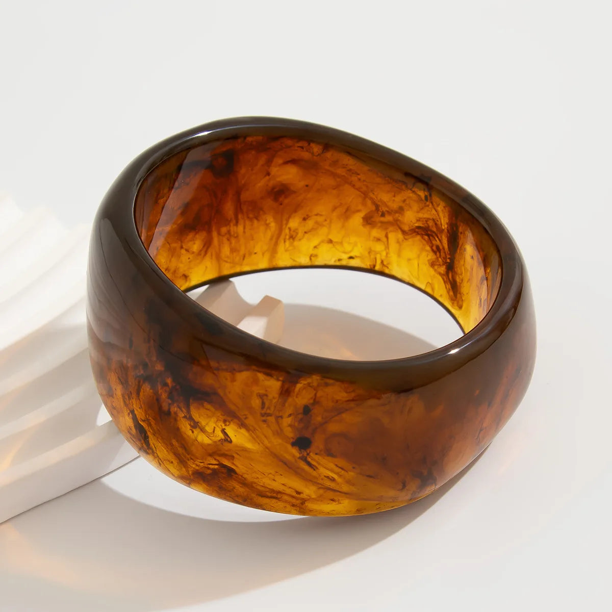 Wide Resin Bracelet